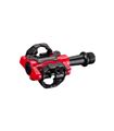 PEDALES BNT AUTOMATICO SPD MTB ROJO